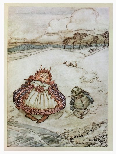 De Krab en zijn Moeder, illustratie uit 