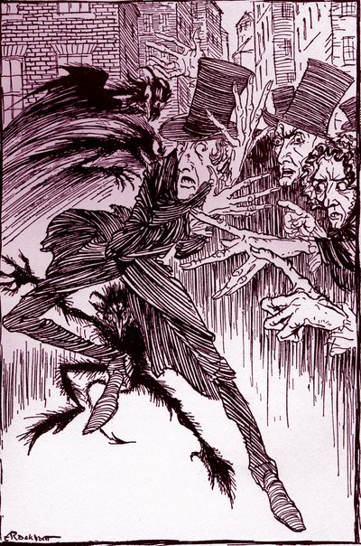 De duivel van de perversiteit door Arthur Rackham