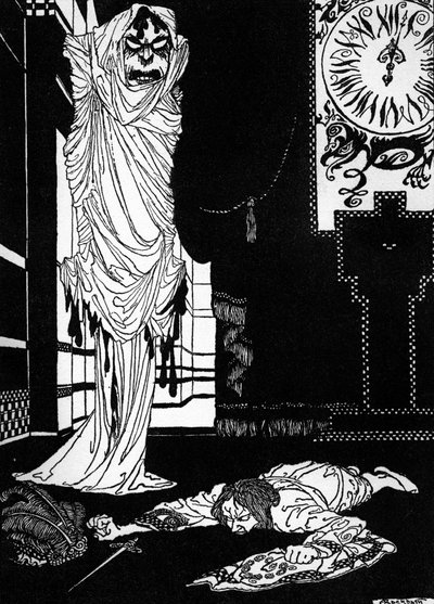 Het masker van de rode dood door Edgar Allan Poe door Arthur Rackham