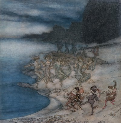 De brutale feeën en de sierlijke elfen door Arthur Rackham