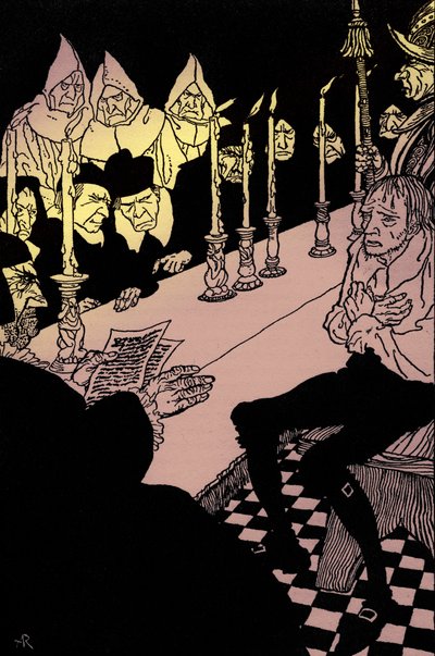 De put en de slinger door Arthur Rackham