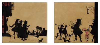 Die Verkündigung [aus Aschenputtel] door Arthur Rackham