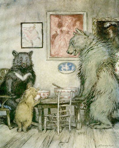 De drie beren door Arthur Rackham
