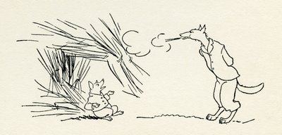 De Drie Kleine Biggetjes door Arthur Rackham