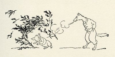 De Drie Kleine Biggetjes door Arthur Rackham