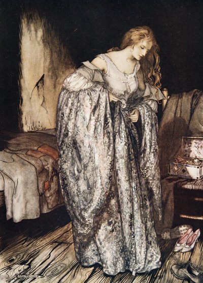 De ware geliefde, uit Kleine Broer & Kleine Zus en andere verhalen van de Gebroeders Grimm door Arthur Rackham