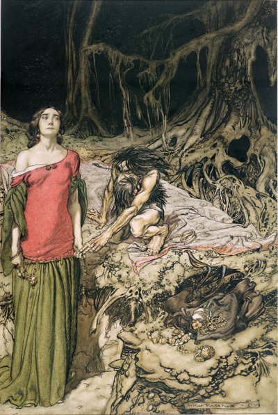 Het Huwelijk van Grimhilde, de moeder van Hagen uit 