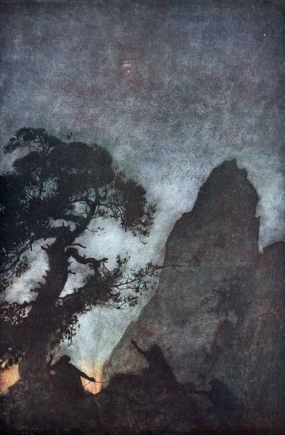 De drie Nornen door Arthur Rackham