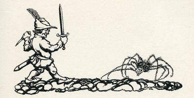 Klein Duimpje door Arthur Rackham