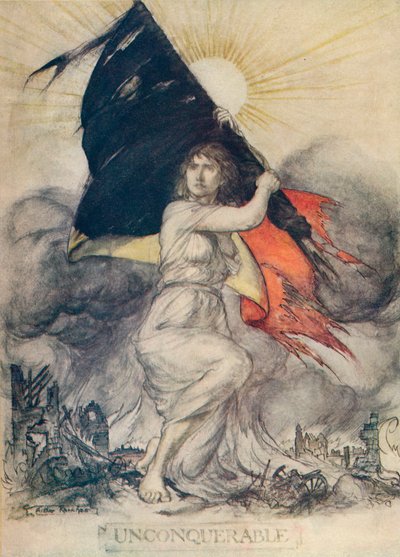 Onoverwinnelijk, ca. 1914, 1914 door Arthur Rackham