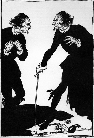 William Wilson door Edgar Allan Poe door Arthur Rackham