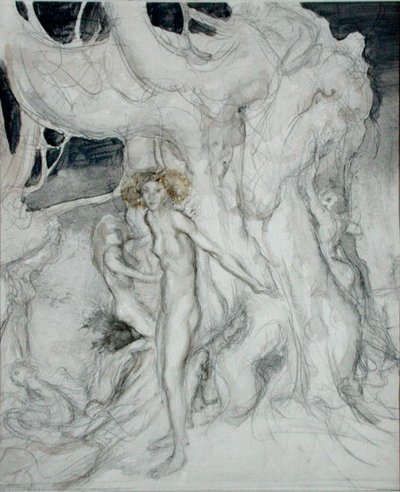 Bosnimfen door Arthur Rackham