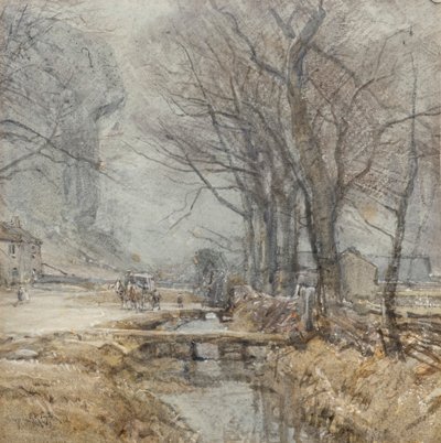 Kilnsey, Yorkshire, c.1927 door Arthur Reginald Smith