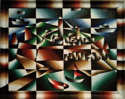 Helgoland door Arthur Segal