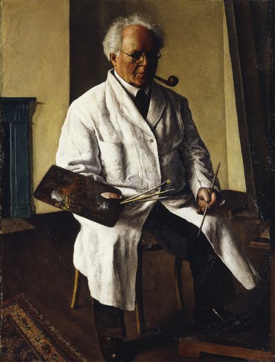 Zelfportret, ca. 1930 door Arthur Segal