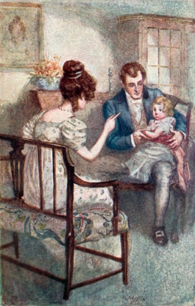 Illustratie voor Emma door Jane Austen door Arthur Wallis Mills