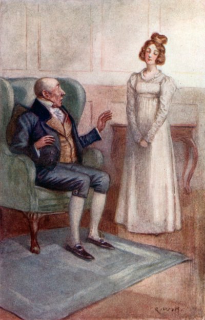 Illustratie voor Emma door Jane Austen door Arthur Wallis Mills
