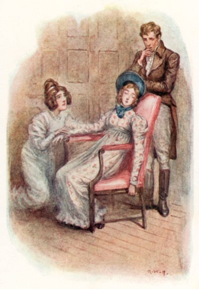 Illustratie voor Emma door Jane Austen door Arthur Wallis Mills