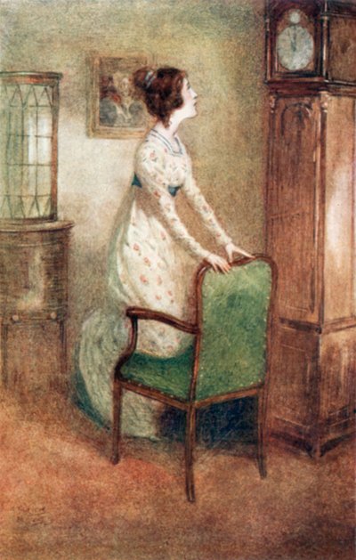 Illustratie voor Northanger Abbey door Jane Austen door Arthur Wallis Mills