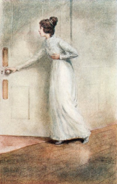 Illustratie voor Northanger Abbey door Jane Austen door Arthur Wallis Mills
