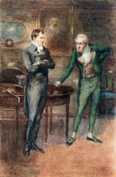Illustratie voor Northanger Abbey door Jane Austen door Arthur Wallis Mills