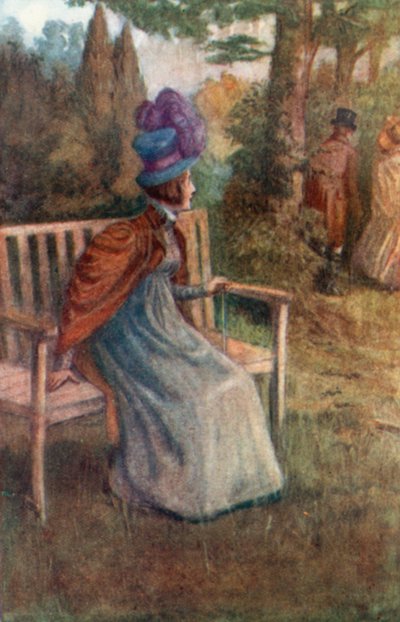 Illustratie voor Northanger Abbey door Jane Austen door Arthur Wallis Mills