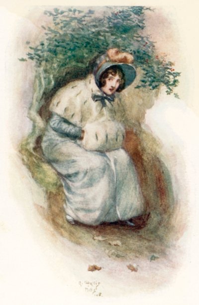 Illustratie voor Persuasion door Jane Austen door Arthur Wallis Mills