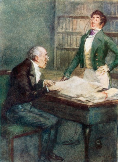 Illustratie voor Overtuiging door Jane Austen door Arthur Wallis Mills