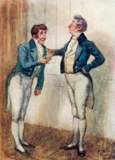 Illustratie voor Overtuiging door Jane Austen door Arthur Wallis Mills