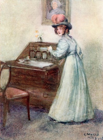 Illustratie voor Overtuiging door Jane Austen door Arthur Wallis Mills
