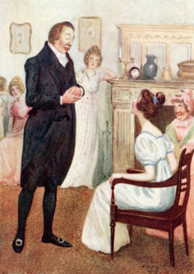 Illustratie voor Pride and Prejudice door Jane Austen door Arthur Wallis Mills