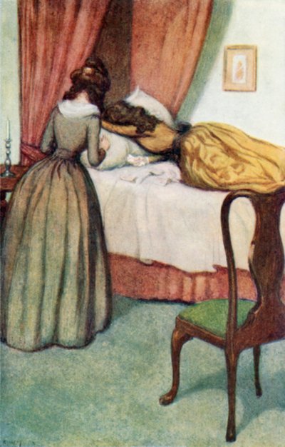 Illustratie voor Sense and Sensibility door Jane Austen door Arthur Wallis Mills