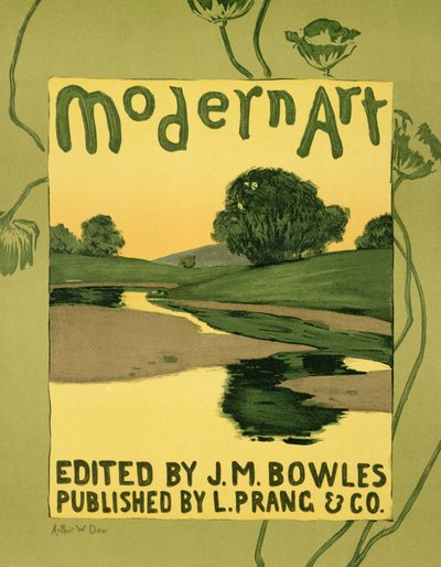 Reproductie van een poster die het tijdschrift 