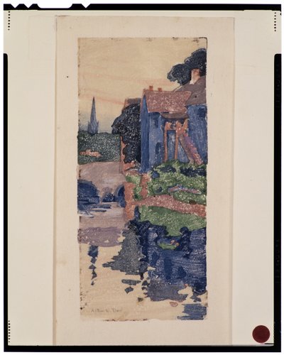 Het Blauwe Huis door Arthur Wesley Dow
