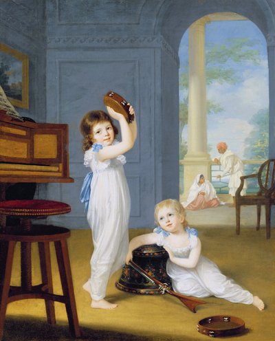 Emily en George Mason, c.1794-95 door Arthur William Devis