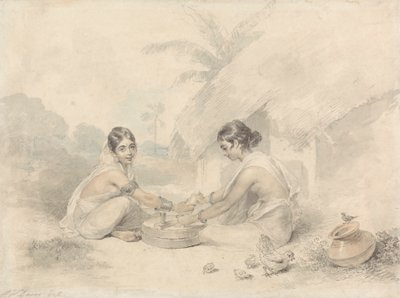 Inheemse Vrouwen uit Bengalen door Arthur William Devis