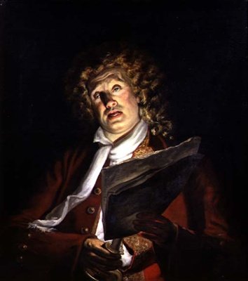 Portret van een Acteur, Charles Dibdin (1745-1814), ca.1810 door Arthur William Devis