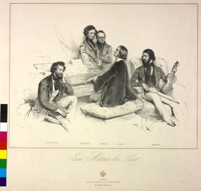 Een ochtend met Liszt door Artist Unknown