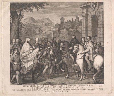 Alexander Farnese door Artist Unknown