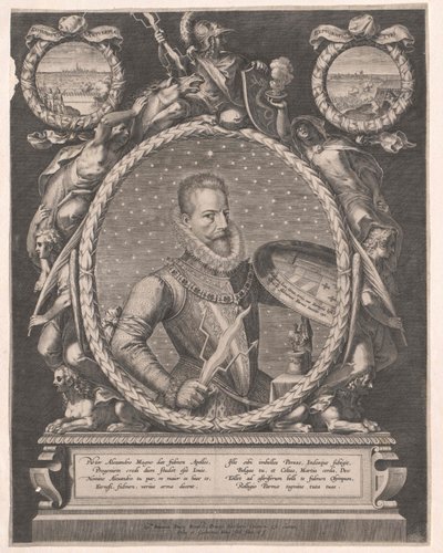 Alexander Farnese door Artist Unknown