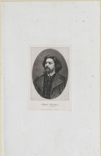Alphonse Daudet door Artist Unknown
