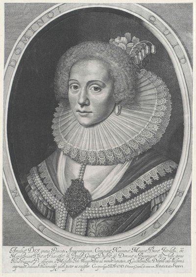 Amalie Gravin van Solms-Braunfels door Artist Unknown