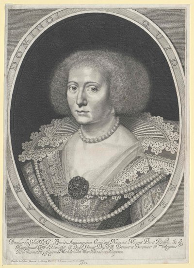 Amalie Gravin van Solms-Braunfels door Artist Unknown