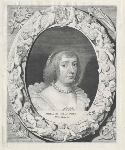 Amalie gravin van Solms-Braunfels door Artist Unknown