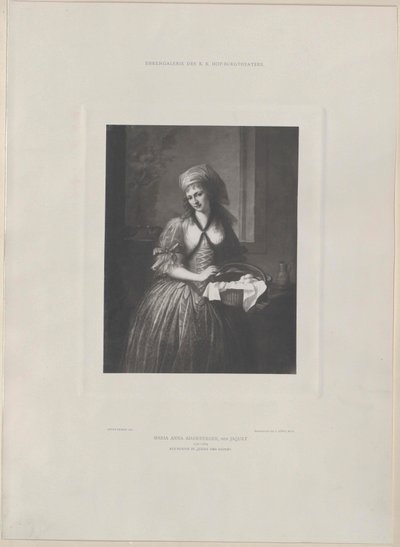 Anna Adamberger-Jaquet door Artist Unknown