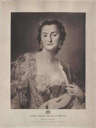 Anna Caroline gravin Orzelska door Artist Unknown