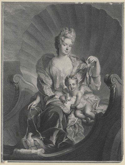 Anna Constance gravin Cosel door Artist Unknown