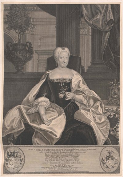 Anna Magdalena Engelland door Artist Unknown