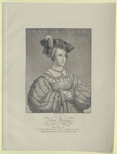 Anne Boleyn door Artist Unknown