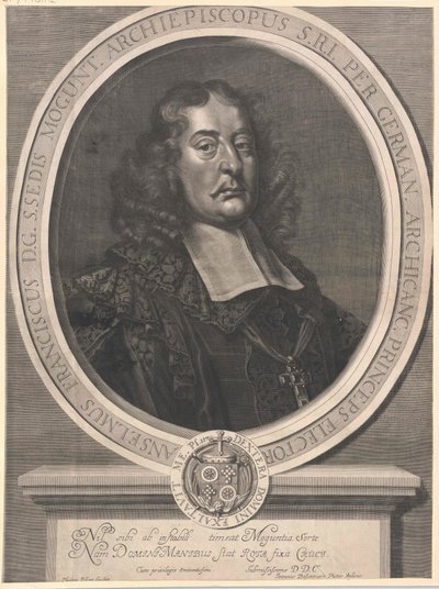 Anselm Franz von Ingelheim (prent) door Artist Unknown